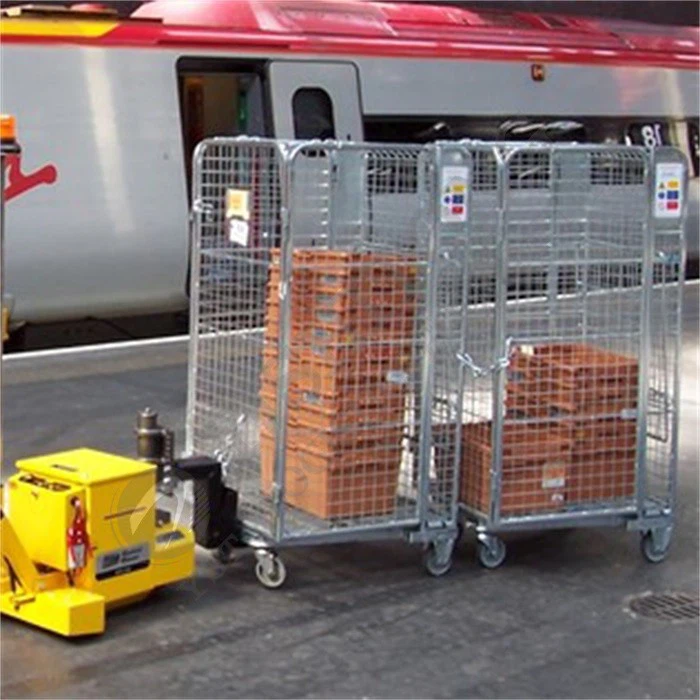 foldable rolling cage trolley