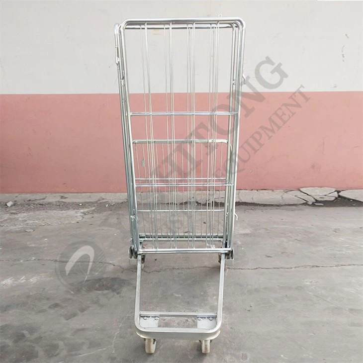 industrial metal container cage trolley