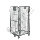 फोल्डिंग लॉन्ड्री ट्रॉली ऑन व्हील्स