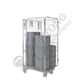 स्टील लॉजिस्टिक ट्रॉली